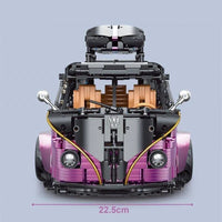 Thumbnail for Building Blocks Tech MOC RC Motorized Camper Bus Van Bricks Toy T5022B - 6