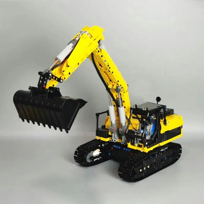 Building Blocks Tech MOC RC Motorized Excavator Truck Bricks Toys T4001 - 7
