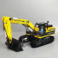 Thumbnail for Building Blocks Tech MOC RC Motorized Excavator Truck Bricks Toys T4001 - 12