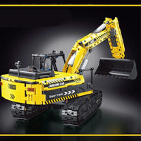 Thumbnail for Building Blocks Tech MOC RC Motorized Excavator Truck Bricks Toys T4001 - 4
