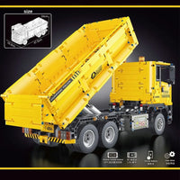 Thumbnail for Building Blocks Tech MOC RC Motorized Heavy Dump Truck Bricks Toy T4006 - 4