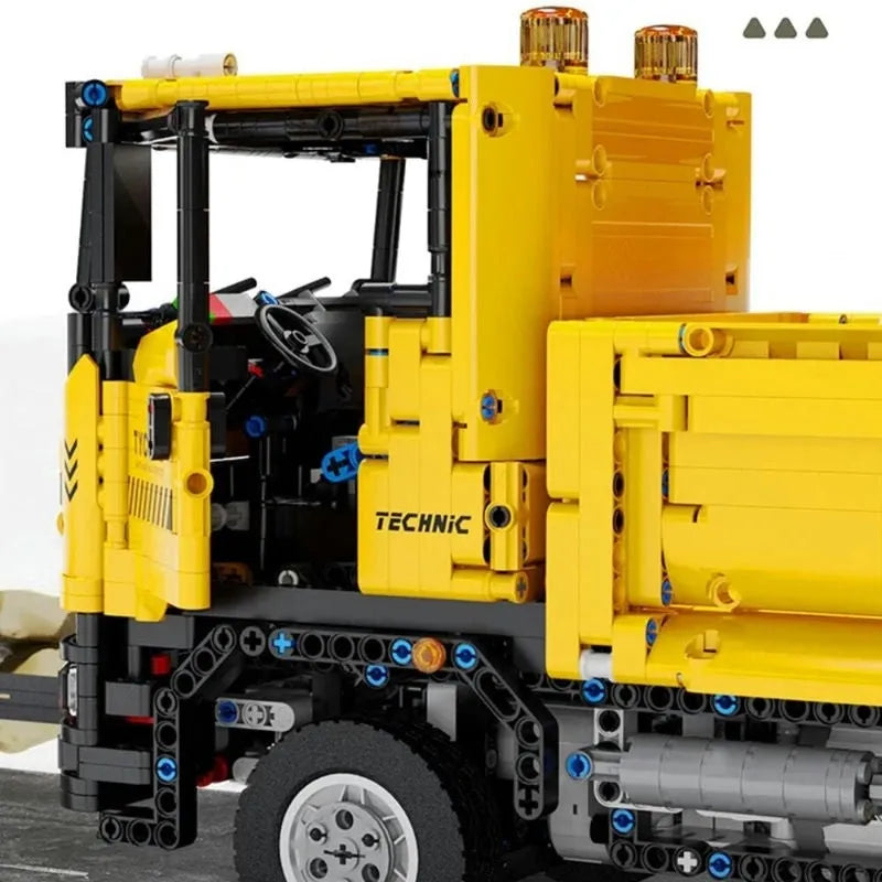 Building Blocks Tech MOC RC Motorized Heavy Dump Truck Bricks Toy T4006 - 8