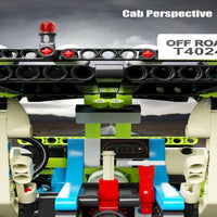 Thumbnail for Building Blocks Tech MOC RC Motorized Racing Buggy Car Bricks Toy - 6