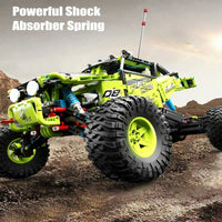 Thumbnail for Building Blocks Tech MOC RC Motorized Racing Buggy Car Bricks Toy - 13