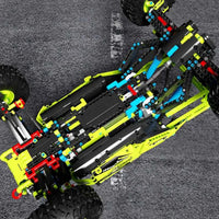 Thumbnail for Building Blocks Tech MOC RC Motorized Racing Buggy Car Bricks Toy - 14