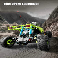 Thumbnail for Building Blocks Tech MOC RC Motorized Racing Buggy Car Bricks Toy - 4