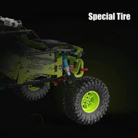 Thumbnail for Building Blocks Tech MOC RC Motorized Racing Buggy Car Bricks Toy - 10