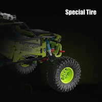 Thumbnail for Building Blocks Tech MOC RC Motorized Racing Buggy Car Bricks Toy - 10