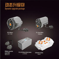 Thumbnail for Building Blocks Tech MOC RC Off-Road LAND CRUISER Truck Bricks Toy T5020B - 10