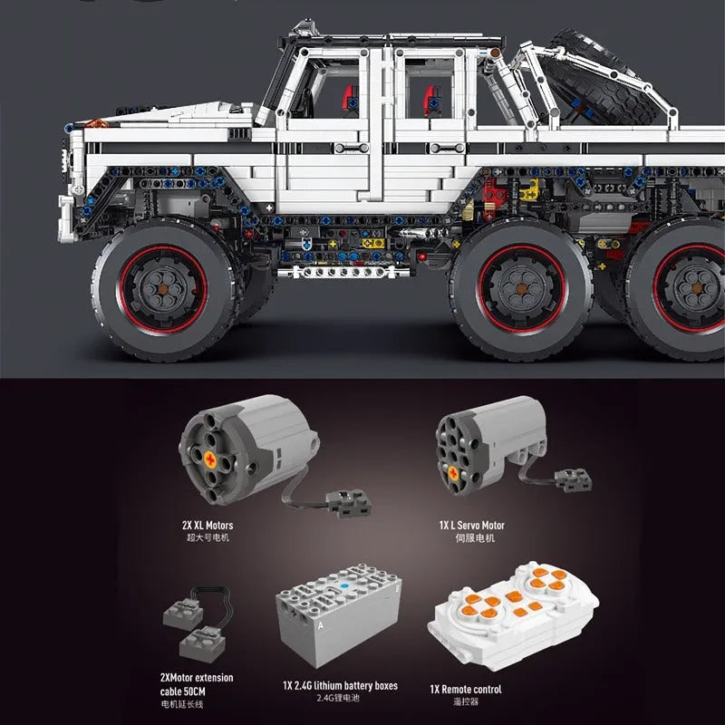 Building Blocks Tech MOC RC Off-Road LAND CRUISER Truck Bricks Toy T5020B - 3