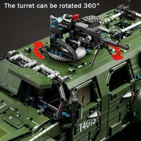 Thumbnail for Building Blocks Tech MOC RC Warrior Off Road SUV Car Bricks Toys T4015 Construction Set Toys - 8