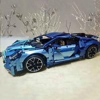 Thumbnail for Building Blocks Tech MOC T5004 Bugatti Divo Racing Car Bricks Toys - 10