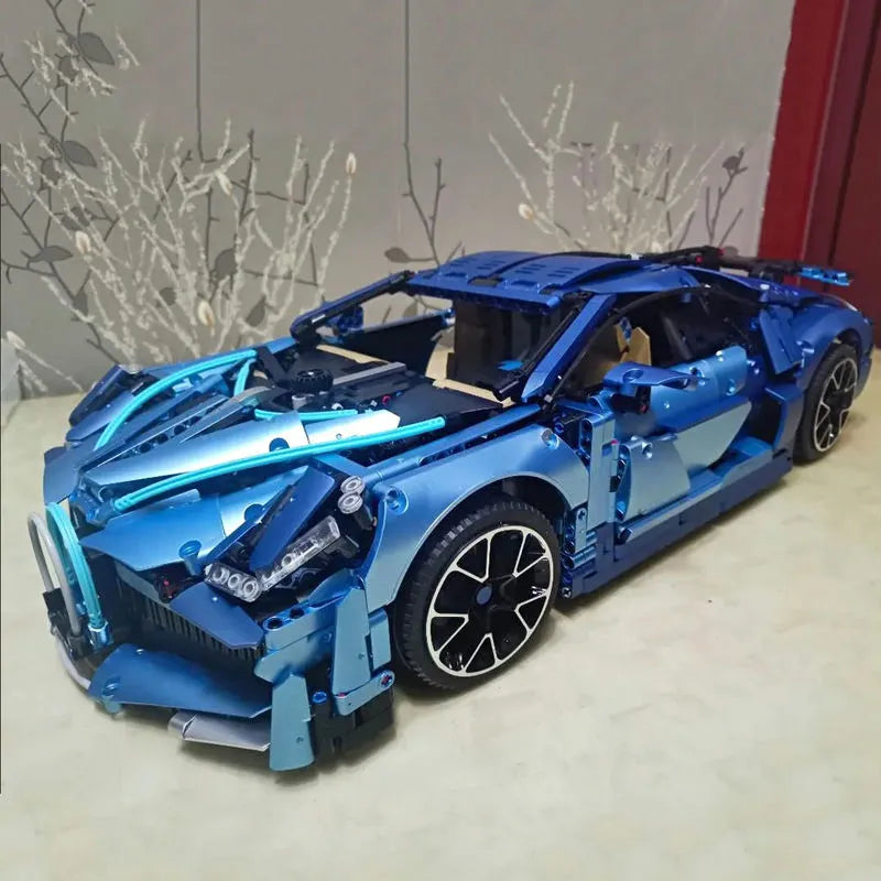Building Blocks Tech MOC T5004 Bugatti Divo Racing Car Bricks Toys Construction Set Toys - 11