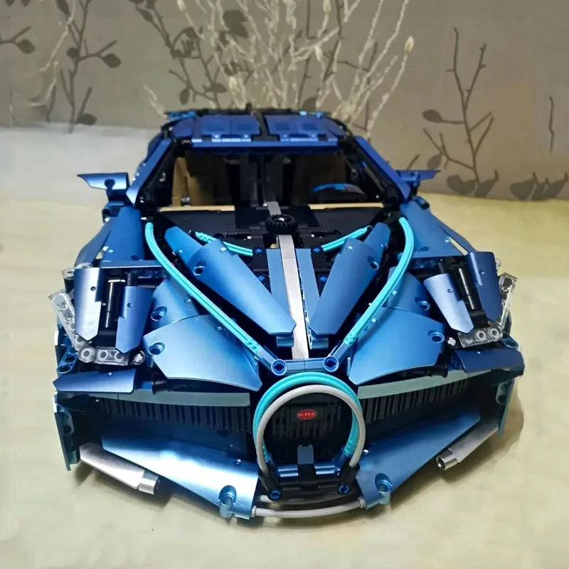 Building Blocks Tech MOC T5004 Bugatti Divo Racing Car Bricks Toys - 8