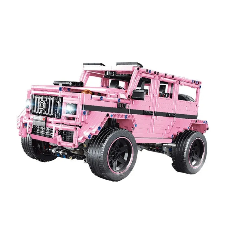 Building Blocks Tech MOC T5016B King Kong Barbie Off-Road SUV Bricks Toy - 1