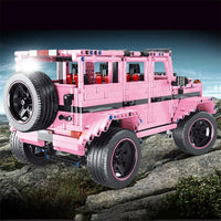 Thumbnail for Building Blocks Tech MOC T5016B King Kong Barbie Off-Road SUV Bricks Toy - 6