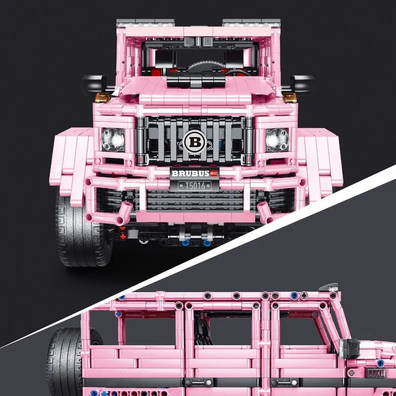 Building Blocks Tech MOC T5016B King Kong Barbie Off-Road SUV Bricks Toy - 2