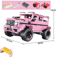 Thumbnail for Building Blocks Tech MOC T5016B RC Off-Road SUV King Kong Barbie Bricks Toy Construction Set Toys - 1