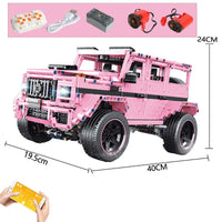 Thumbnail for Building Blocks Tech MOC T5016B RC Off-Road SUV King Kong Barbie Bricks Toy - 1