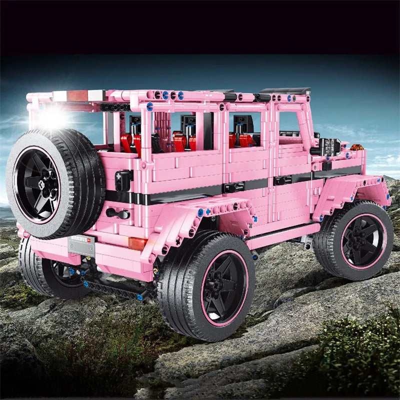 Tech MOC T5016B RC Off Road SUV King Kong Barbie Bricks Toy