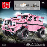 Thumbnail for Building Blocks Tech MOC T5016B RC Off-Road SUV King Kong Barbie Bricks Toy Construction Set Toys - 2