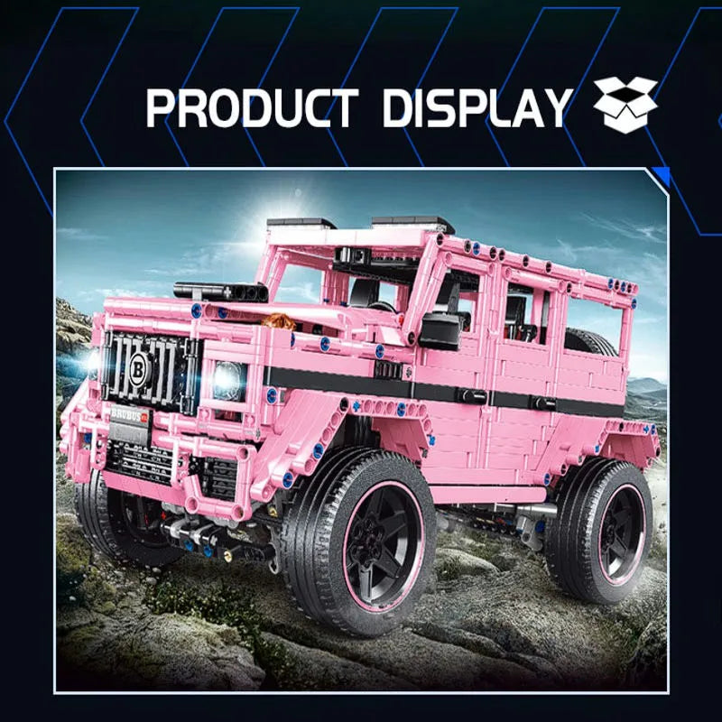 Building Blocks Tech MOC T5016B RC Off-Road SUV King Kong Barbie Bricks Toy Construction Set Toys - 7