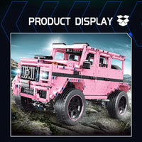 Thumbnail for Building Blocks Tech MOC T5016B RC Off-Road SUV King Kong Barbie Bricks Toy Construction Set Toys - 7
