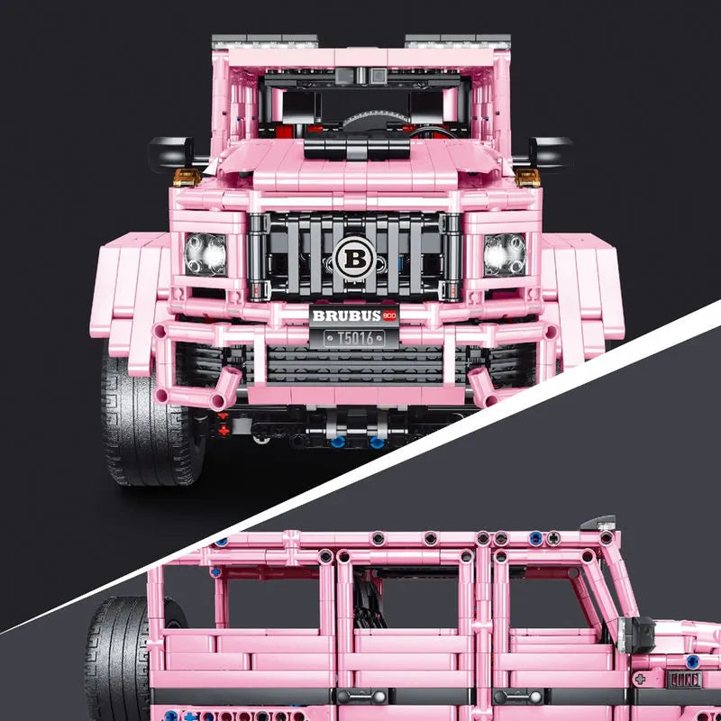 Building Blocks Tech MOC T5016B RC Off-Road SUV King Kong Barbie Bricks Toy Construction Set Toys - 6
