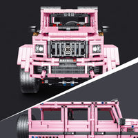 Thumbnail for Building Blocks Tech MOC T5016B RC Off-Road SUV King Kong Barbie Bricks Toy Construction Set Toys - 6