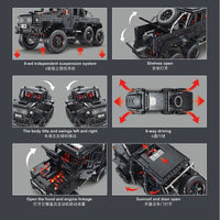 Thumbnail for Building Blocks Tech MOC T5020A LAND CRUISER Off-Road Truck Bricks Toy - 7