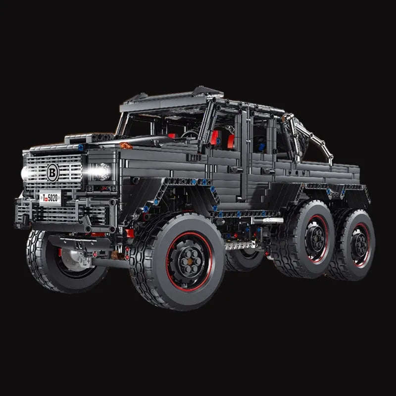 Building Blocks Tech MOC T5020A LAND CRUISER Off - Road Truck Bricks Toy - 5