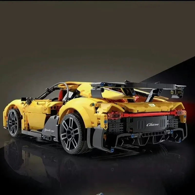 Building Blocks Tech MOC T5027B Supercar Hyper Racing Car Bricks Toys Construction Set Toys - 4