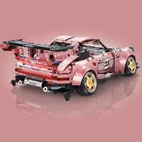 Thumbnail for Building Blocks Tech Motorized RC Porsche 911 RWB Supercar Bricks Toy T5036A Construction Set Toys - 5