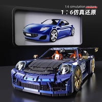 Thumbnail for Building Blocks Technical MOC Classic Super Sports Car Bricks Toys T5037A Construction Set Toys - 3