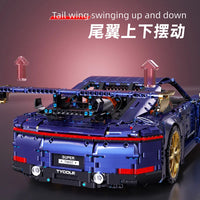 Thumbnail for Building Blocks Technical MOC Classic Super Sports Car Bricks Toys T5037A Construction Set Toys - 8