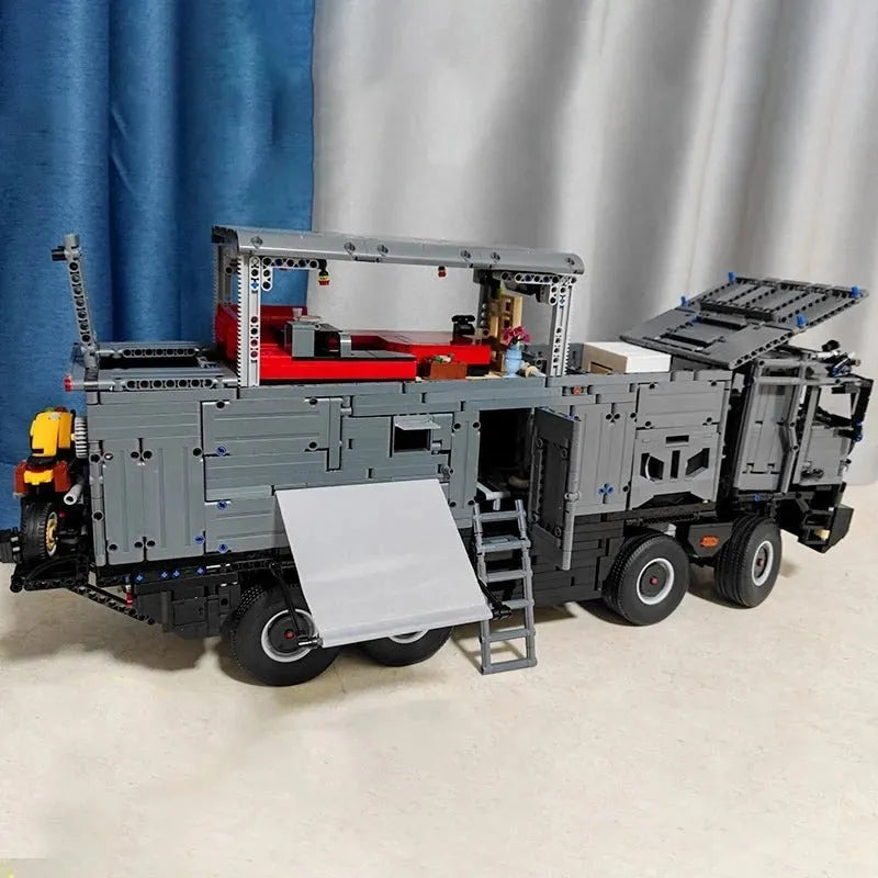 Building Blocks Technical MOC RV Off - Road Heavy Truck Bricks Toys T4009 - 13