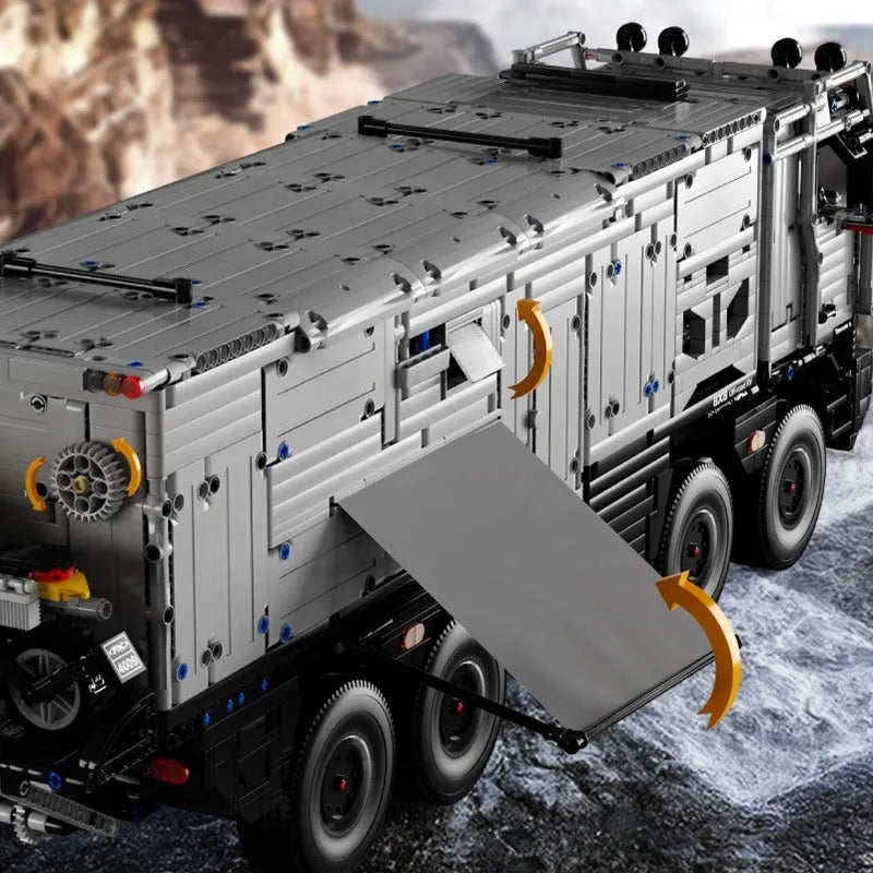 Building Blocks Technical MOC RV Off - Road Heavy Truck Bricks Toys T4009 - 9