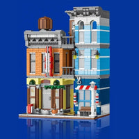 Thumbnail for Building Blocks City Street Detective Agency Office Bricks Toy - 3
