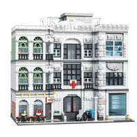 Thumbnail for Building Blocks Building Blocks MOC Expert City Street Hospital Bricks Toy Construction Set Toys - 3
