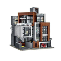 Thumbnail for Building Blocks City Experts Street MOC Brown Modern Villa Bricks Toy 10204 - 1