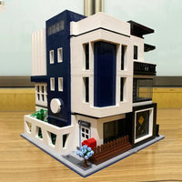 Thumbnail for Building Blocks City Street MOC Set Art Gallery Showcase LED Bricks Toy 10201 Construction Set Toys - 8