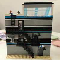 Thumbnail for Building Blocks MOC 10186 City Street Expert Ocean Museum Bricks Toy - 9