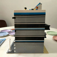 Thumbnail for Building Blocks MOC 10186 City Street Expert Ocean Museum Bricks Toy - 8