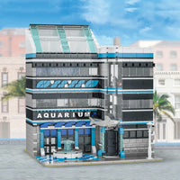 Thumbnail for Building Blocks MOC 10186 City Street Expert Ocean Museum Bricks Toy Construction Set Toys - 13