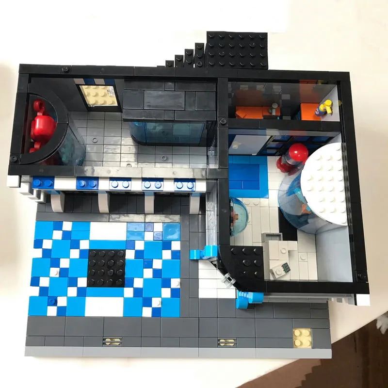 Building Blocks MOC 10186 City Street Expert Ocean Museum Bricks Toy Construction Set Toys - 12