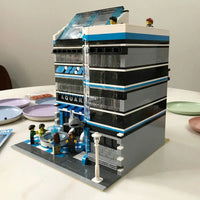 Thumbnail for Building Blocks MOC 10186 City Street Expert Ocean Museum Bricks Toy - 4