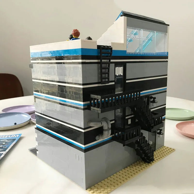 Building Blocks MOC 10186 City Street Expert Ocean Museum Bricks Toy - 7