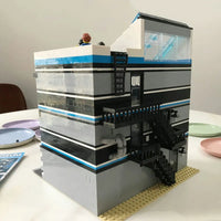 Thumbnail for Building Blocks MOC 10186 City Street Expert Ocean Museum Bricks Toy Construction Set Toys - 7