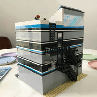 Thumbnail for Building Blocks MOC 10186 City Street Expert Ocean Museum Bricks Toy - 7