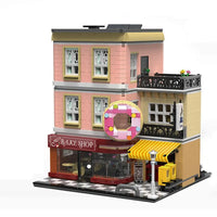 Thumbnail for Building Blocks MOC City Street Expert Bakery Shop Bricks Toy 10180 Construction Set Toys - 1